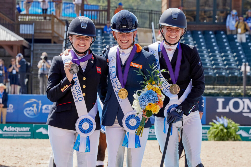 Rixt van der Horst tijdens WK para dressuur in 2018